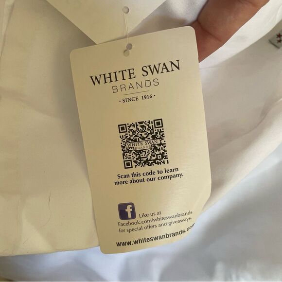 Men’s Five Star Chef Apparel White Chef Jacket Plus Size 3X NWT! - Picture 4 of 8